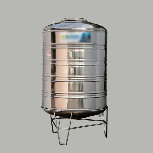 Industrial Stainless Steel Storage Tank - Color: Silver