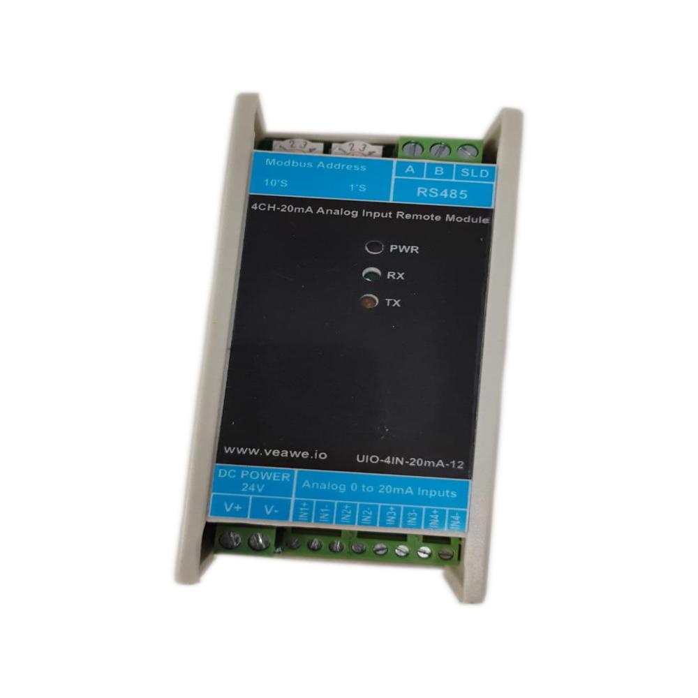 4 Ch 20ma Remote Input Module Uio-4in-20ma - Color: Grey