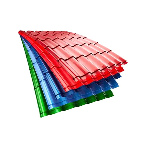 Colour Coated Roofing Sheet - Polycarbonate Material, Standard Size, Various Vibrant Colors | Weather Resistant, Aesthetic Appeal for Residential and Commercial Use