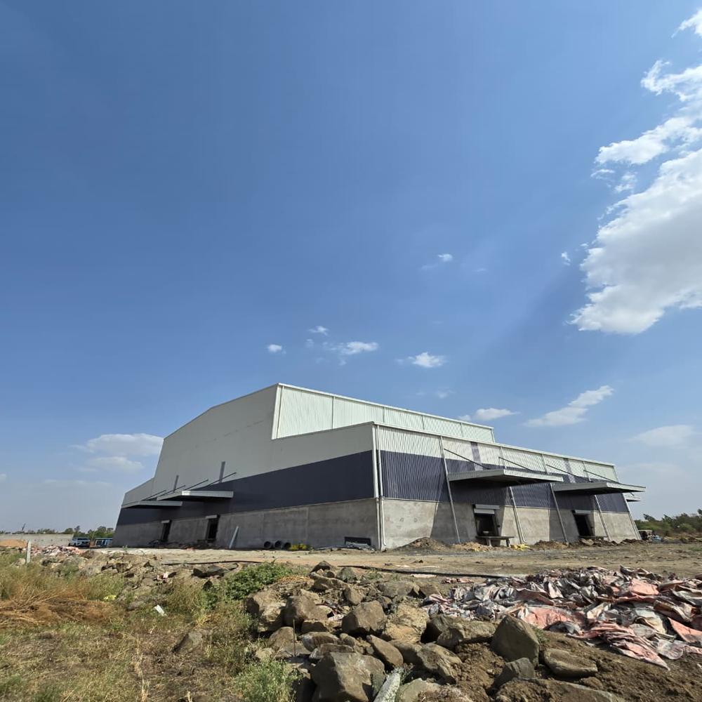 Industrial Prefabricated Structures Shed - Color: Grey