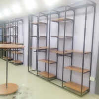 Multi Level Garment Display Rack