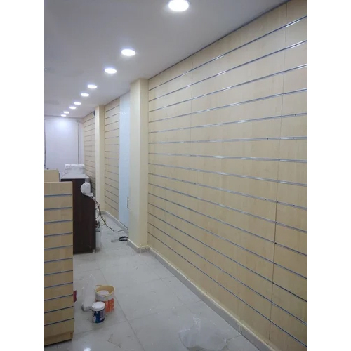 Slatwall Display Panel - Color: As Per Requirment