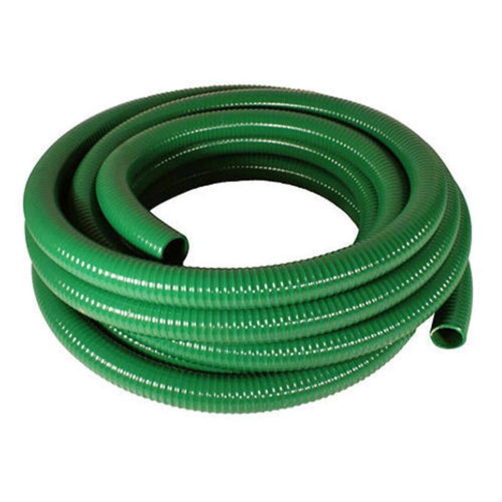 90 Mm Medium Duty Suction Hose Pipe - Color: Green