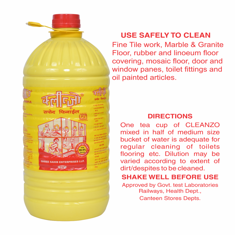 Cleanzo White Phenyl - Shelf Life: 24 Months