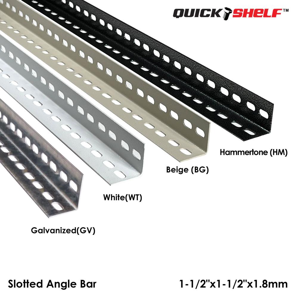 6 Meter Slotted Angle - Material: Stainless Steel