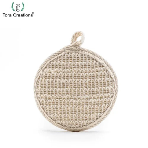 Tora Round Ramie Natural Loofah Scubber Export Quality