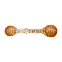 Neem Wood Dual Tea Spoon - Color: Brown
