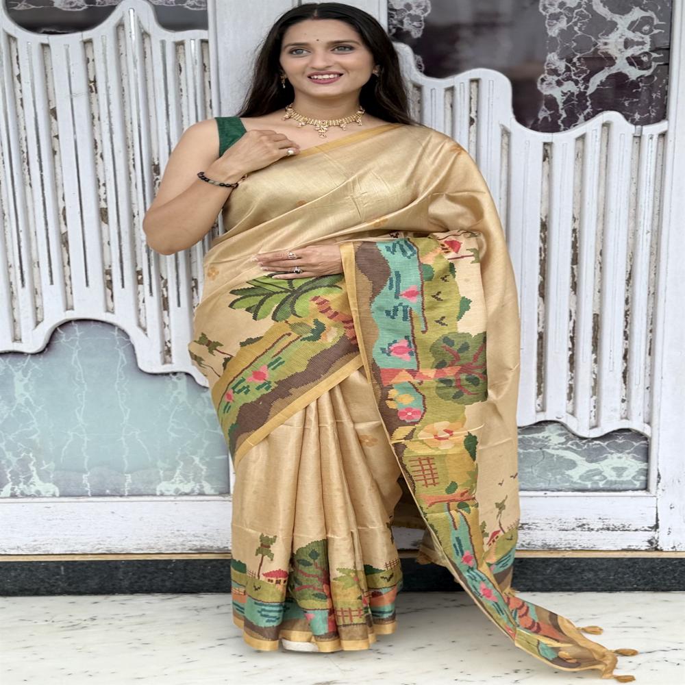 HALDI CEREMONY SAREE (TURMARIC COLOR)