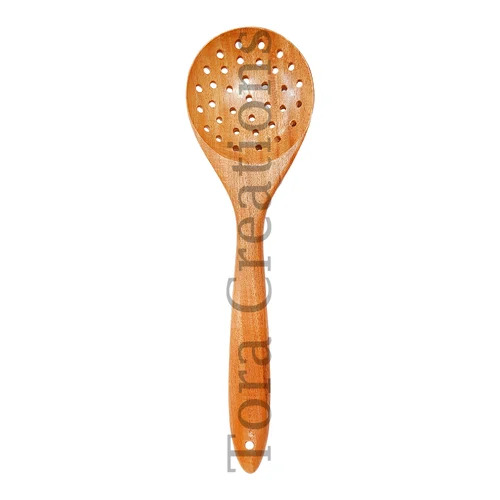 Neem Wood Slotted Spatula