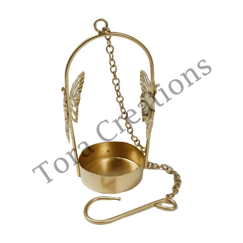 Tora Hanging Butterfly T Light Candle Holders Export Quality Handmade (TCLH6543)