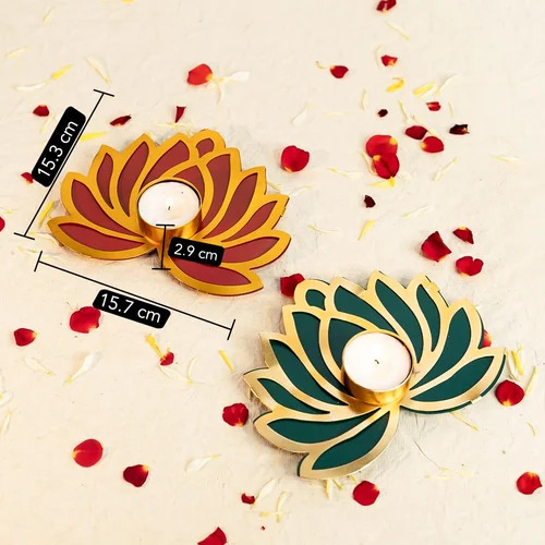 Diwali Metal Tea Light Candle Holder