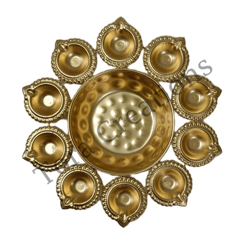 Tora Diwali Decoration Urli T Light Holder (TCLH6538)