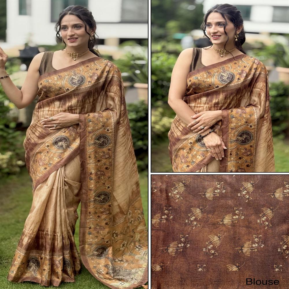 CHOCOLATE SAREE FOE WOMEN