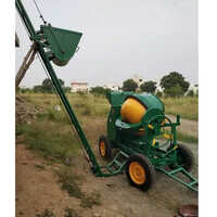 Ladder Lift Concrete Trolley - Mild Steel, 500 Kg Capacity | Corrosion Resistant, Paint Coated Surface, 1-year Warranty