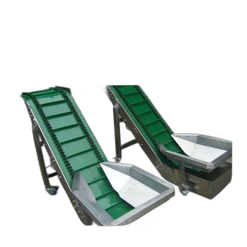 Inclined Belt Conveyor - Features: Wear Resistance