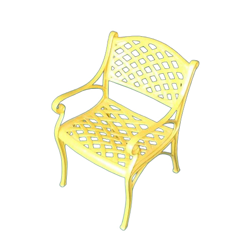 Yellow Aluminum Chair