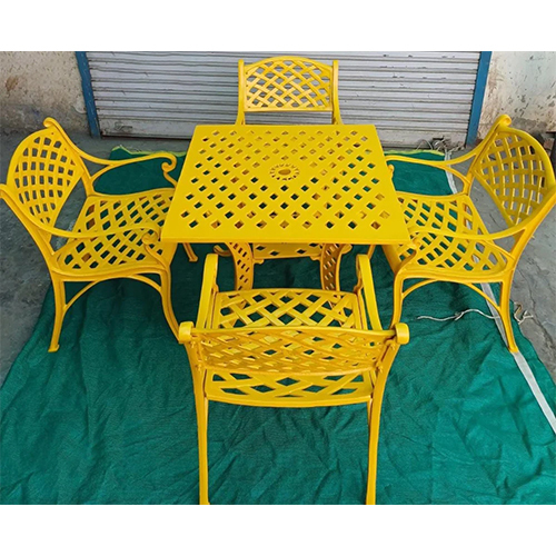 Cast Aluminium Restaurant Table And Chair