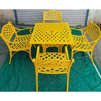 Cast Aluminium Restaurant Table And Chair