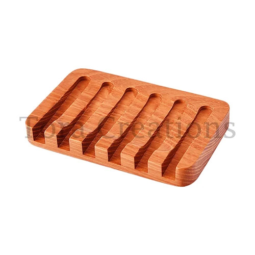 Neem Wood Soap Dish - Color: Brown