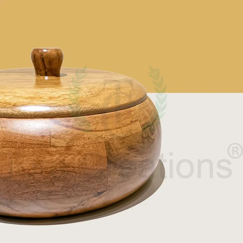 Neem Wood Casserole Bowl
