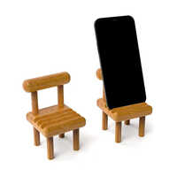 Wooden Mobile Stand - Color: Brown