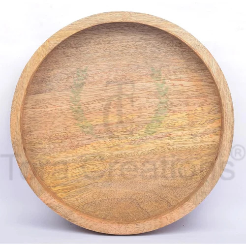 Mango Wooden Serving Tray - Color: Brown
