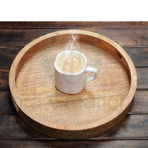 Mango Wooden Serving Tray - Color: Brown