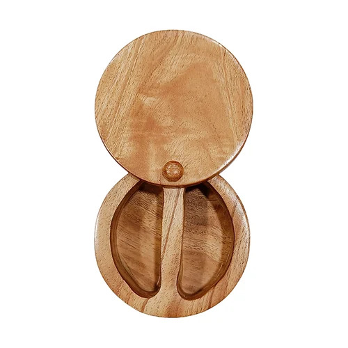 Neem Wood Spice Box 2 Compartments