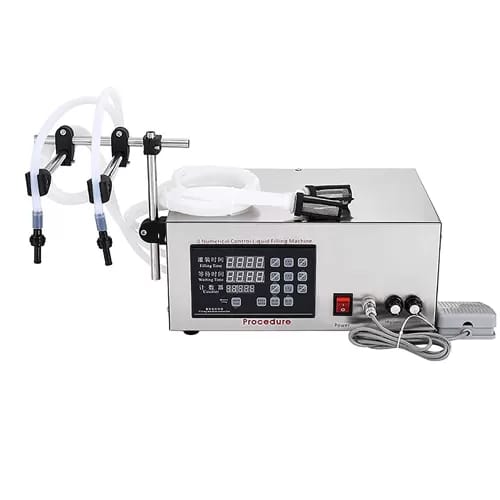 DOUBLE HEAD DIGITL LIQUID FILLING MACHINE 