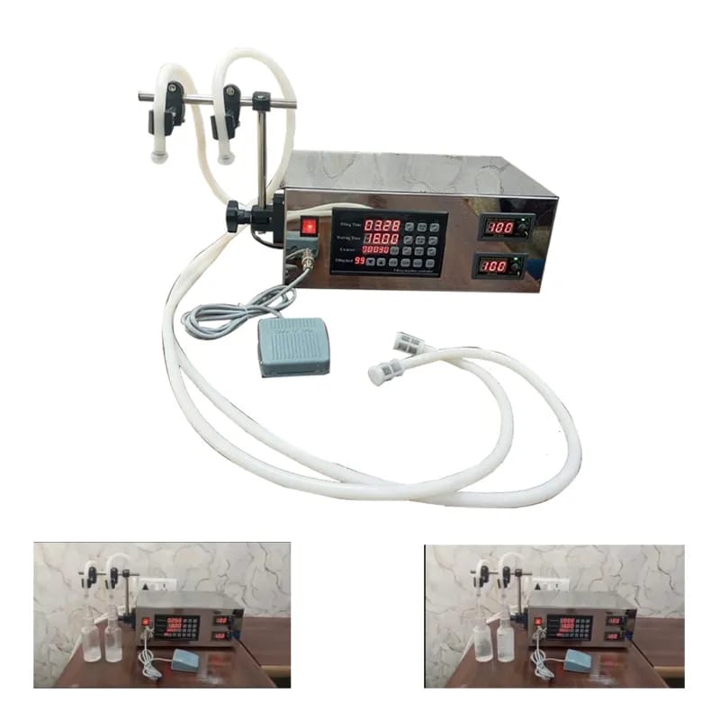 DOUBLE HEAD DIGITL LIQUID FILLING MACHINE 