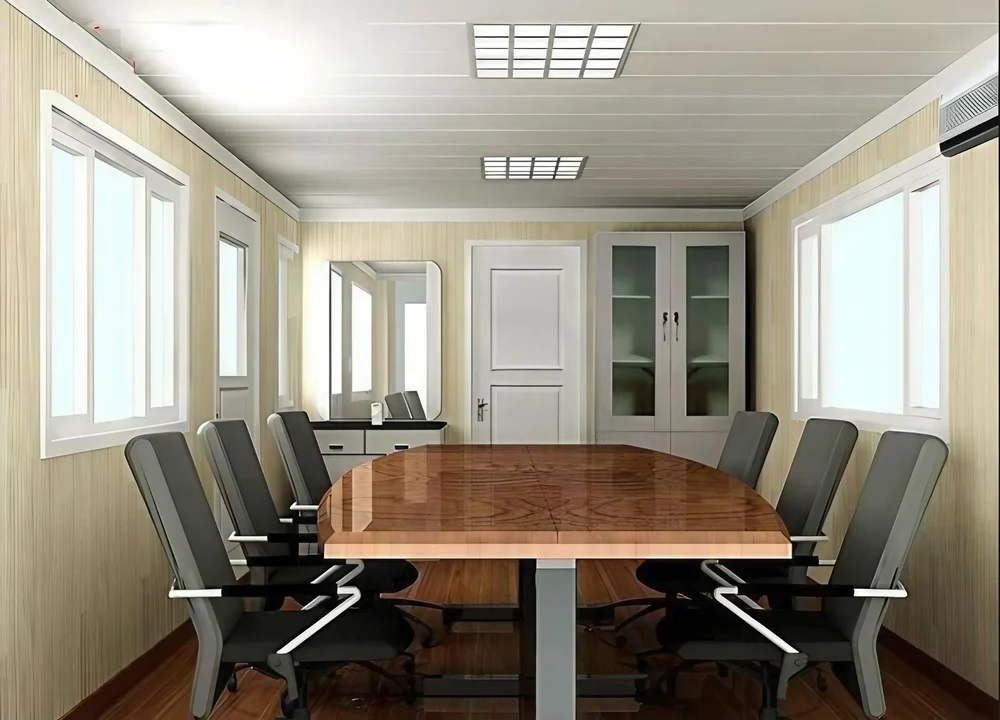 Portable Office Container Cabin - External Dimension: 20x8.6x7.10 Feet