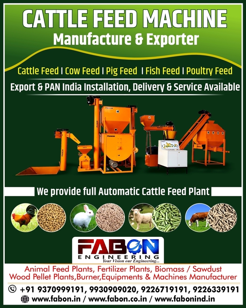 AUTOMATIC CATTLE FEED PLANT 125 KG HOUR