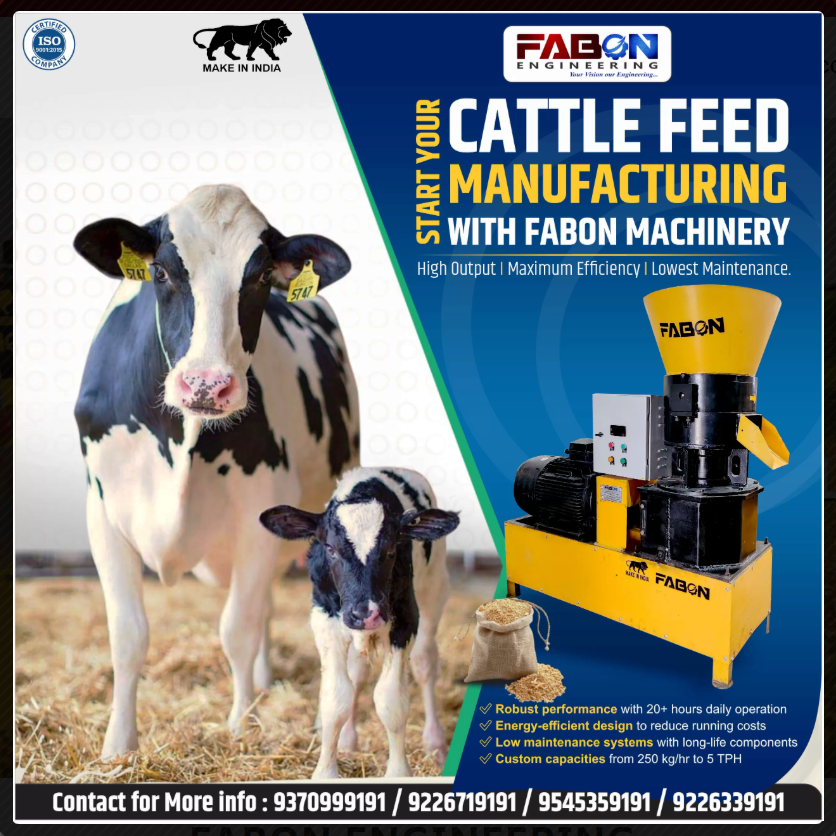 AUTOMATIC CATTLE FEED PLANT 125 KG HOUR