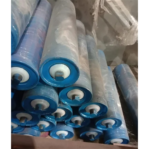 Conveyor Idler Roller - Cast Iron, Standard Size, Blue Color | Corrosion-Resistant Surface Finish for Industrial Applications