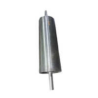 Conveyor Drum Pulley - Mild Steel, 323 Mm Diameter, Silver Color | Coated Finish For Enhanced Corrosion Resistance And Durable Performance