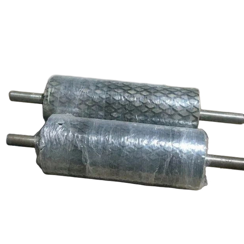 Rubber Conveyor Pulley - Color: Silver