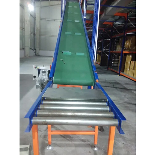 Inclined Roller Conveyor - Features: Durable