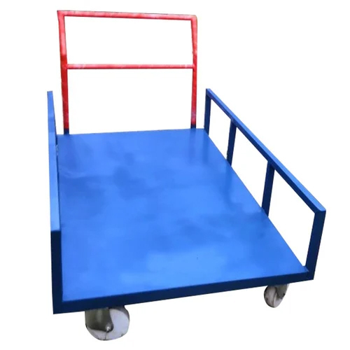 Stainless Steel Platform Trolley - Color: Silver