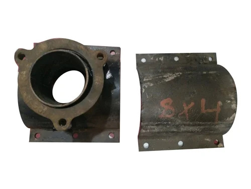 Polished Irrigation Pipe Saddle Set - Color: Black