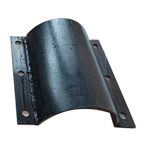 Industrial Iron Irrigation Pipe Saddle - Color: Black