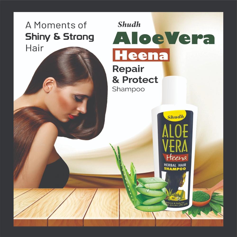 Aloevera Heena Herbal Shampoo