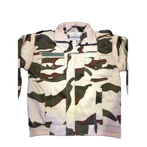पॉलीएस्टर प्रिंटेड मिलिटरी जैकेट