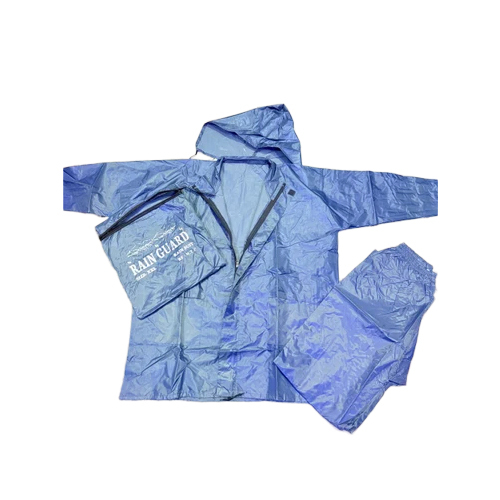 Xxl Sky Blue Waterproof Rain Suit Set - Age Group: Adult