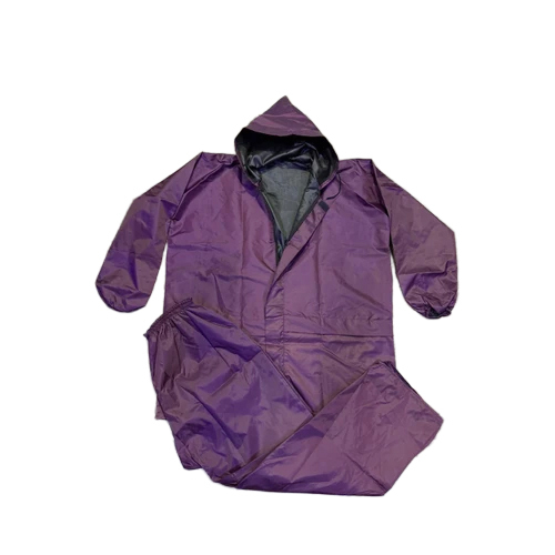 Xxl Purple Waterproof Rain Suit Set - Age Group: Adult
