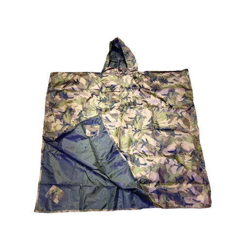 Pvc Army Reversible Raincoat - Age Group: Adult