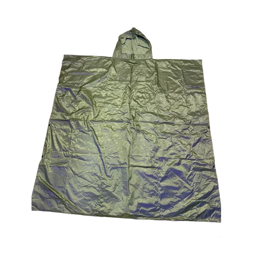 Polyester Army Reversible Raincoat - Age Group: Adult