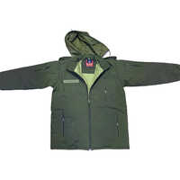 Green Polyester Police Jacket - Age Group: Adult