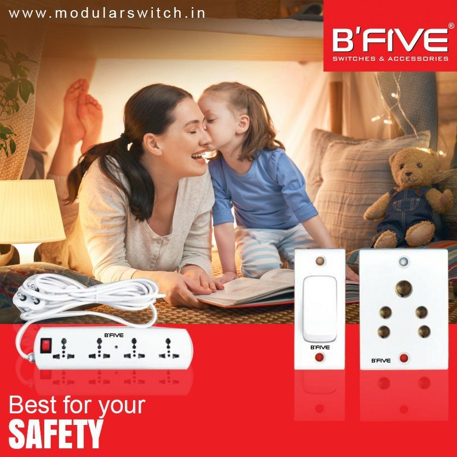 1 + 5 Power Strip Spike Guard-b294 - Application: Home And Office Electrical Appliances