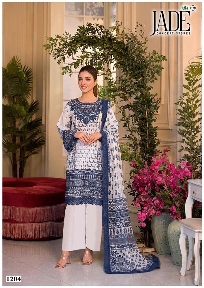 Jade Binsaeed Vol-12  karachi Dress Material