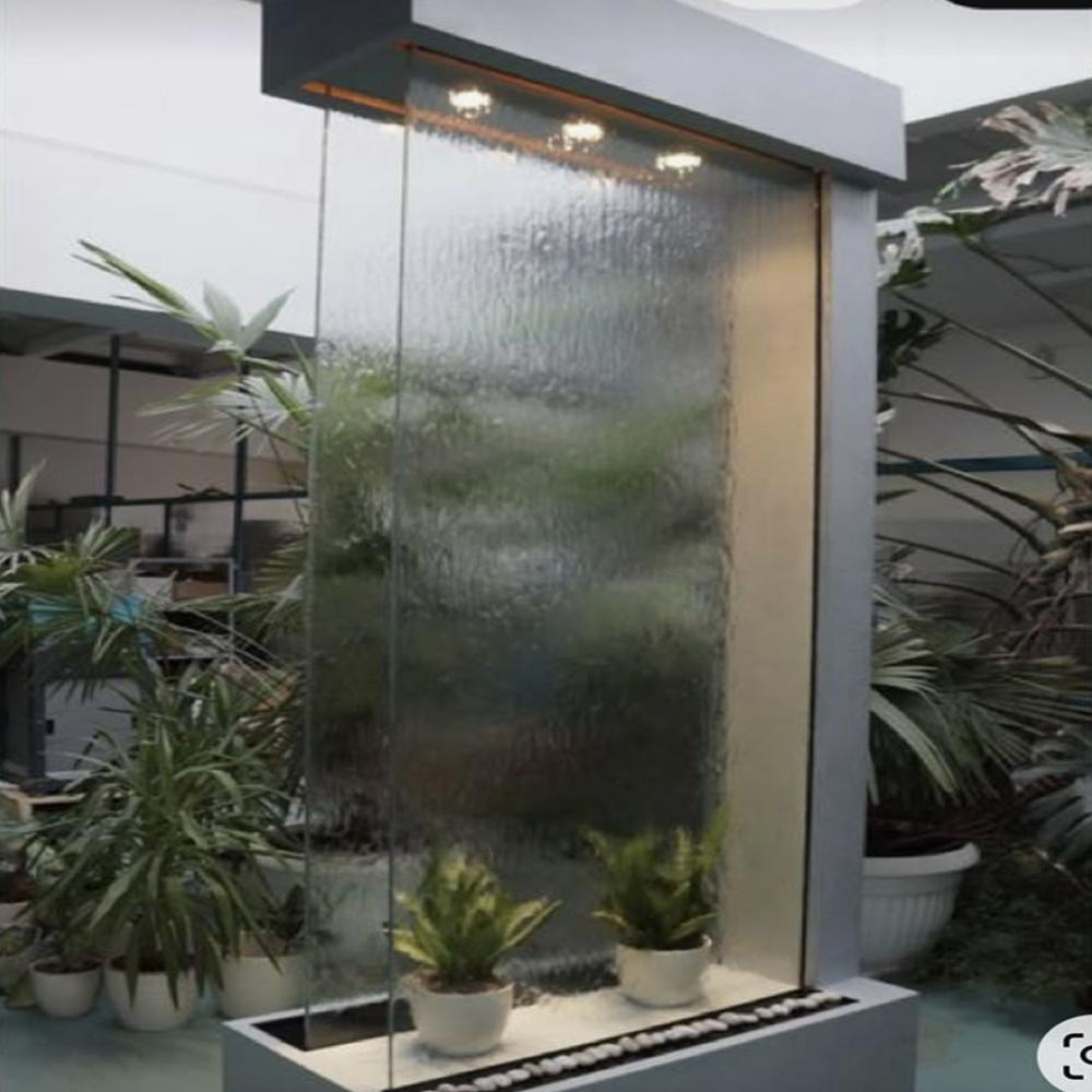 Toughen Glass Wall Fountain Manufacturer Supplier and Contractor In India